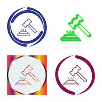 Gavel Vector Icon