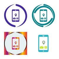 Unique Mobile Applications Vector Icon