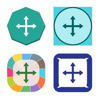 Unique Move Vector Icon