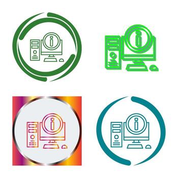 Computer Vector Icon