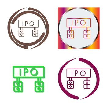 Ipo Vector Icon