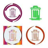 Trash Can Vector Icon