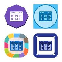 Online Course Vector Icon