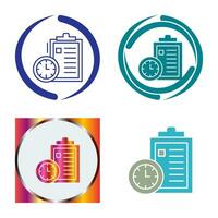 Time Management Vector Icon