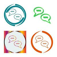 Conversation Bubbles Vector Icon