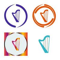 Harp Vector Icon