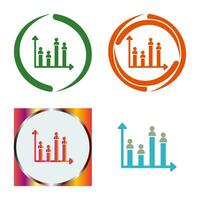Candidate Graph Vector Icon