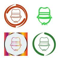 Camping Hat Vector Icon