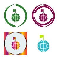 Unique Global Signals Vector Icon