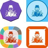 Snowman Vector Icon