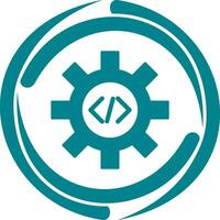Unique Code Optimization Vector Icon