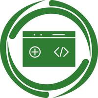 Unique Clean Code Vector Icon