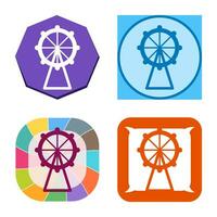 Ferris Wheel Vector Icon