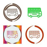 Double Bus Vector Icon