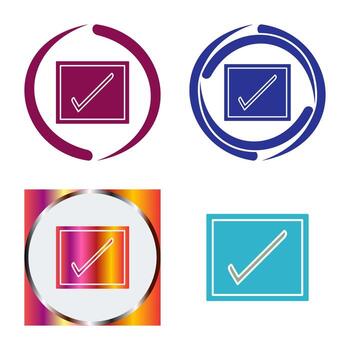 Checkbox Vector Icon
