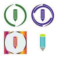 Unique Pencil Vector Icon