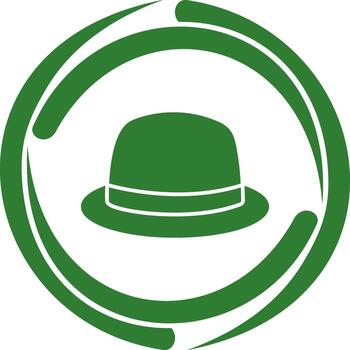 icono de vector de sombrero