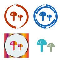 Mushrooms Vector Icon