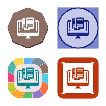 pegar icono vectorial vector
