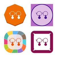 Earrings Vector Icon