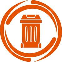 icono de vector de basura