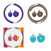 Fruits and VVegetables Vector Icon