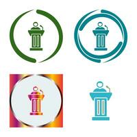 Podium Vector Icon