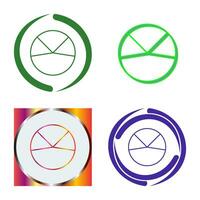 Pie Chart Analysis Vector Icon