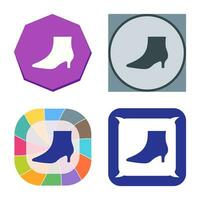 Boots with Heels Vector Icon