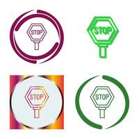 Stop Sign Vector Icon