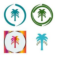 Coconut trees Vector Icon