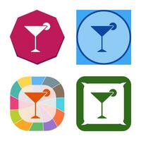 Unique Cosmopolitan Vector Icon