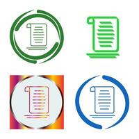 Document Vector Icon