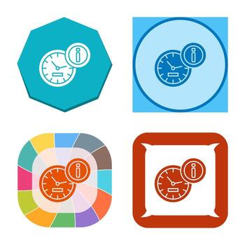 icono de vector de reloj