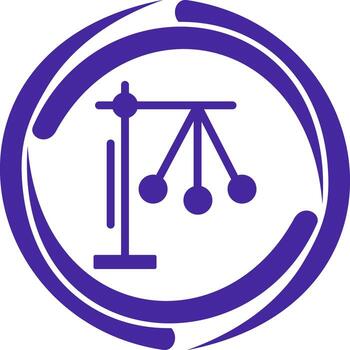 icono de vector de péndulo