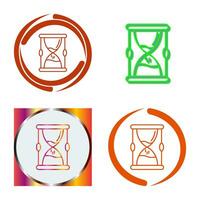 icono de vector de reloj de arena