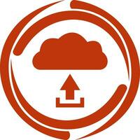 Unique Upload to Cloud Vector Icon