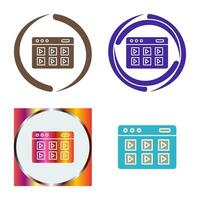 Online Course Vector Icon