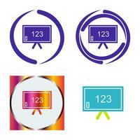 Unique Classroom Board Vector Icon