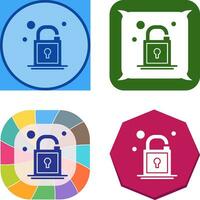 Open Lock Vector Icon