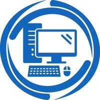 Computer Vector Icon