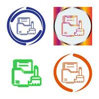 Data Cleaning Vector Icon