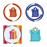 Content Management Vector Icon