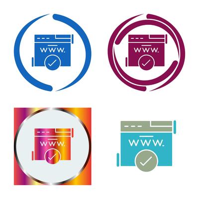 Domain Vector Icon