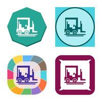 Forklift Vector Icon