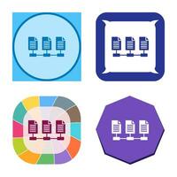 Network Files Vector Icon