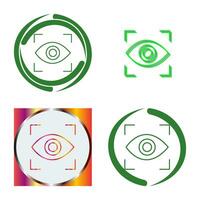 Eye Scan Vector Icon