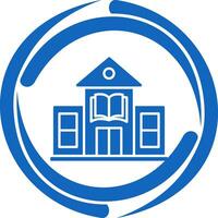 Library Building Vector Icon