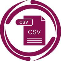 CSV Vector Icon