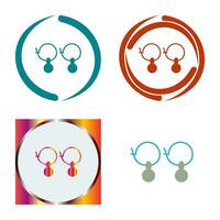 Earrings Vector Icon